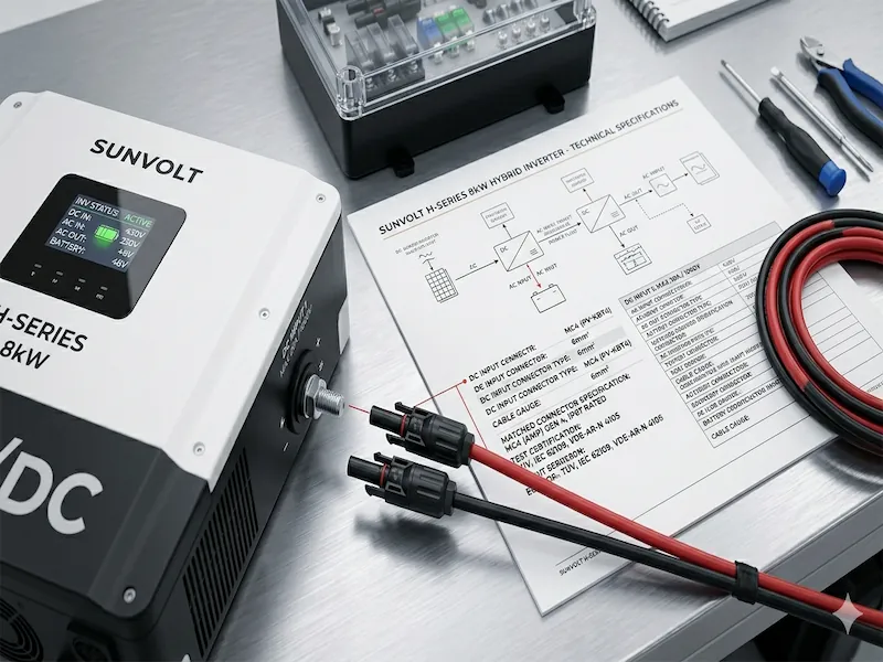 Verificarea compatibilitatii intre panouri si invertor intr-un kit fotovoltaic