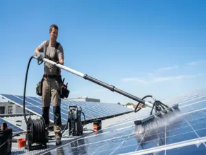 Solutii profesionale pentru curatare panouri fotovoltaice si mentenanta panouri fotovoltaice periodica