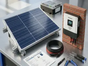 Kit panouri fotovoltaice on-grid pentru injectare energie in retea