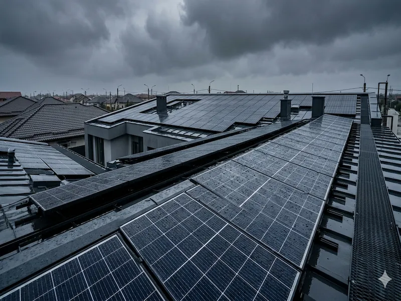 Panouri fotovoltaice de inalta eficienta care produc energie electrica in zile noroase si lumina slaba